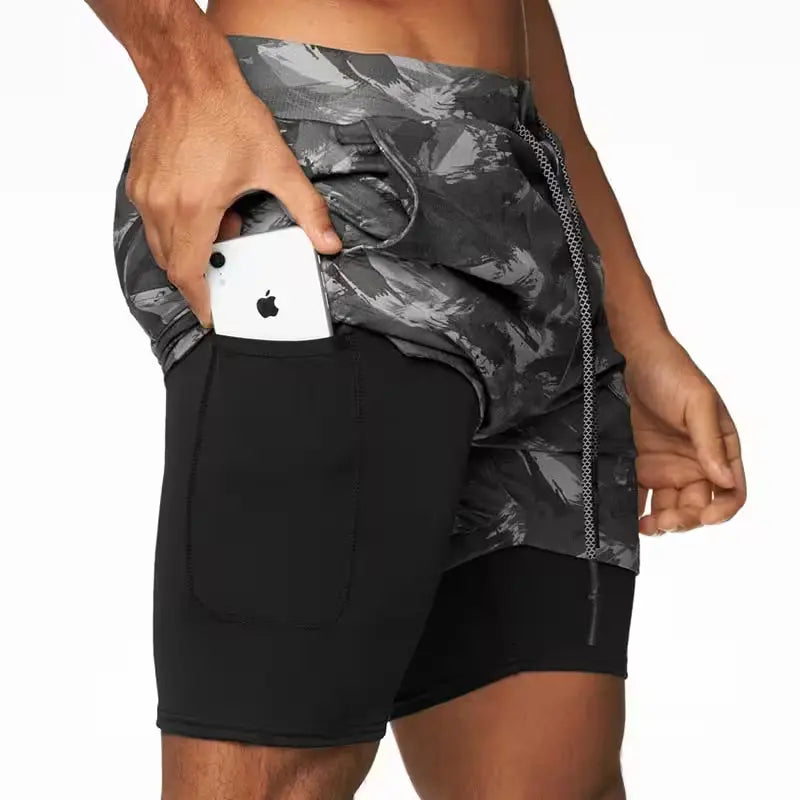 short-masculino-2-em-1-camogym-preto