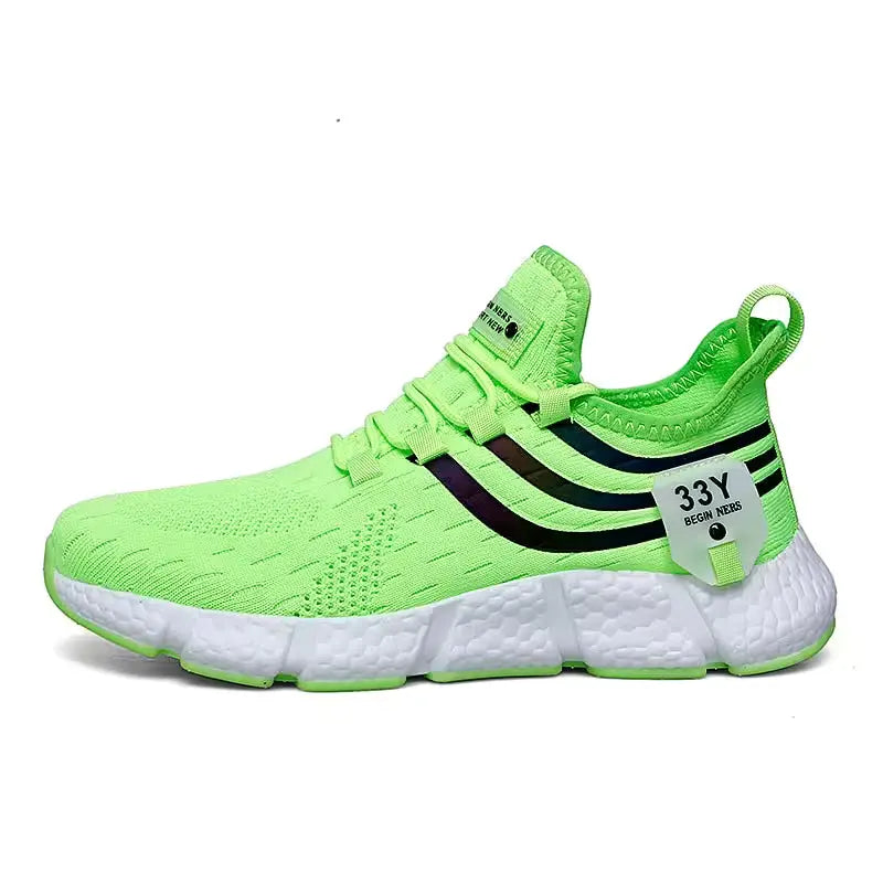 tenis-de-corrida-breathable-verde